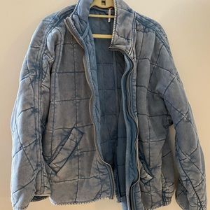 Free People Dolman Quilted Knit Jacket